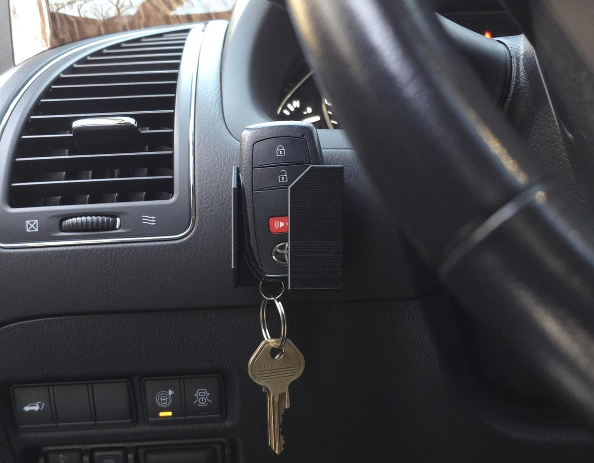 Toyota Key Fob Holder Dash Mount | Smart Key Organizer for Camry, Corolla, RAV4, Highlander, Tacoma, 4Runner