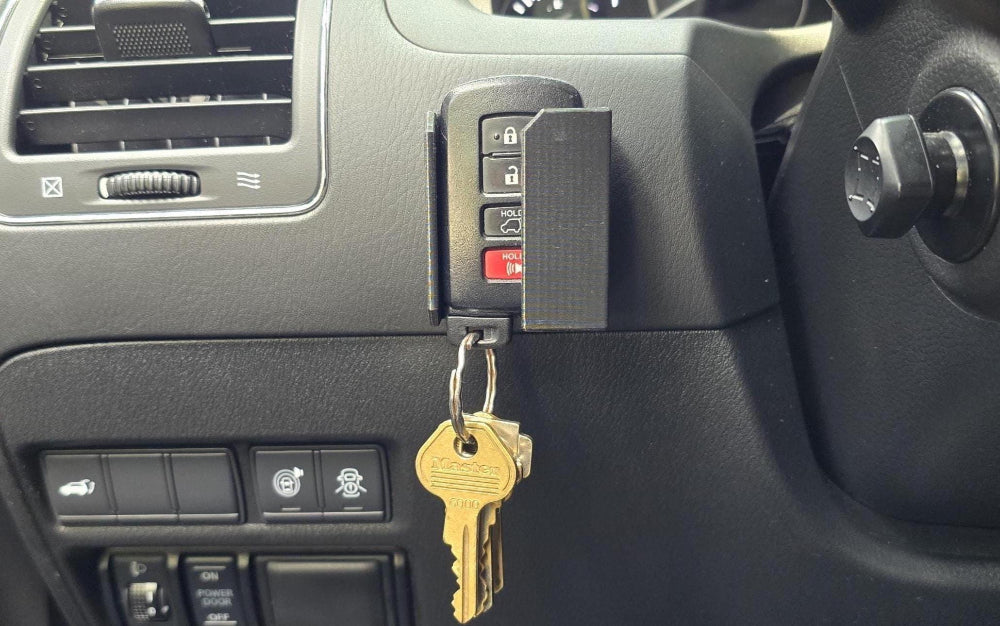 Toyota Key Fob Holder Dash Mount | Smart Key Organizer for Camry, Corolla, RAV4, Highlander, Tacoma, 4Runner