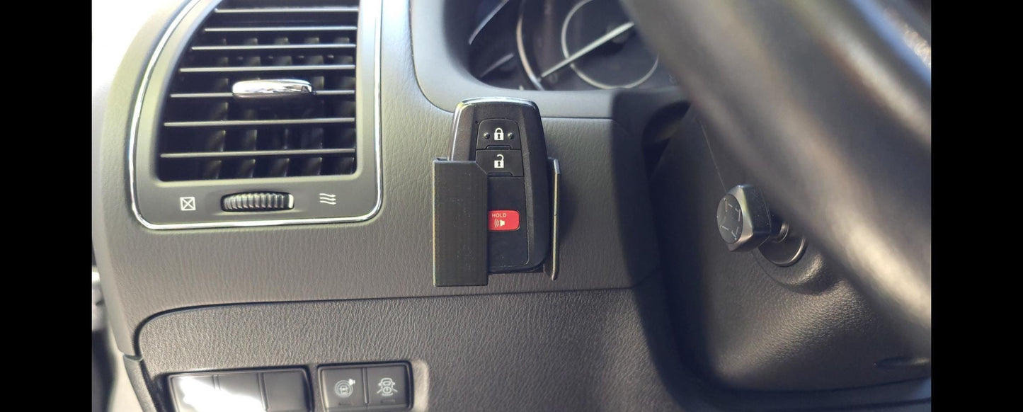 Toyota Key Fob Holder Dash Mount | Smart Key Organizer for Camry, Corolla, RAV4, Highlander, Tacoma, 4Runner