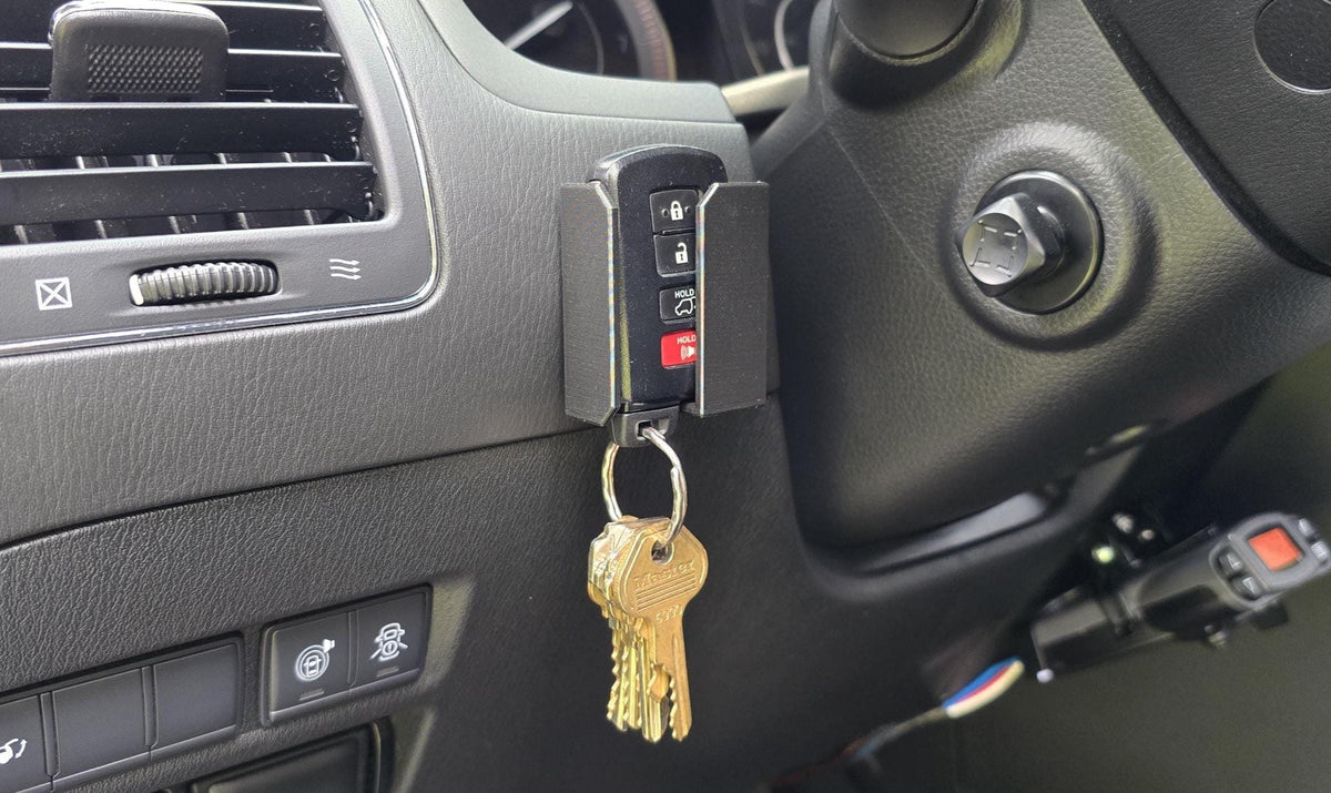 Toyota Key Fob Holder Dash Mount | Smart Key Organizer for Camry, Corolla, RAV4, Highlander, Tacoma, 4Runner