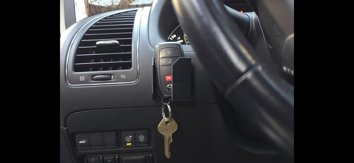 Toyota Key Fob Holder Dash Mount | Smart Key Organizer for Camry, Corolla, RAV4, Highlander, Tacoma, 4Runner